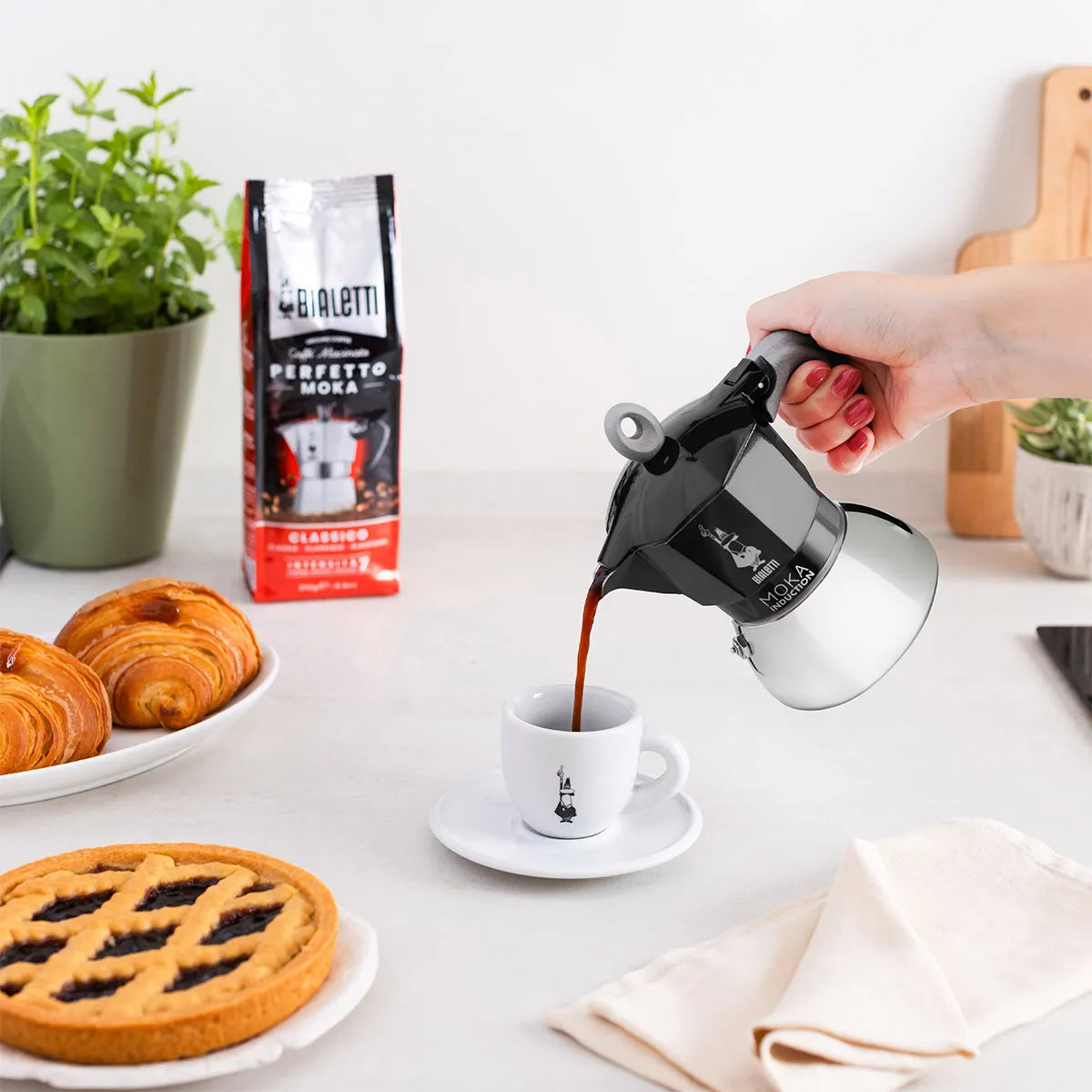 Bialetti Moka Indukcija Črna