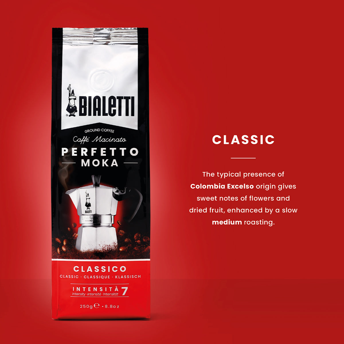 Bialetti Perfetto Moka Classico mlevena kafa 250 g