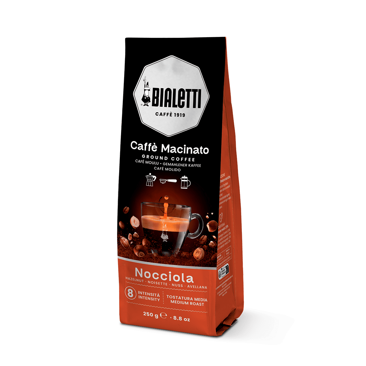 Bialetti - Caffe Macinato Nocciola Espresso 250g
