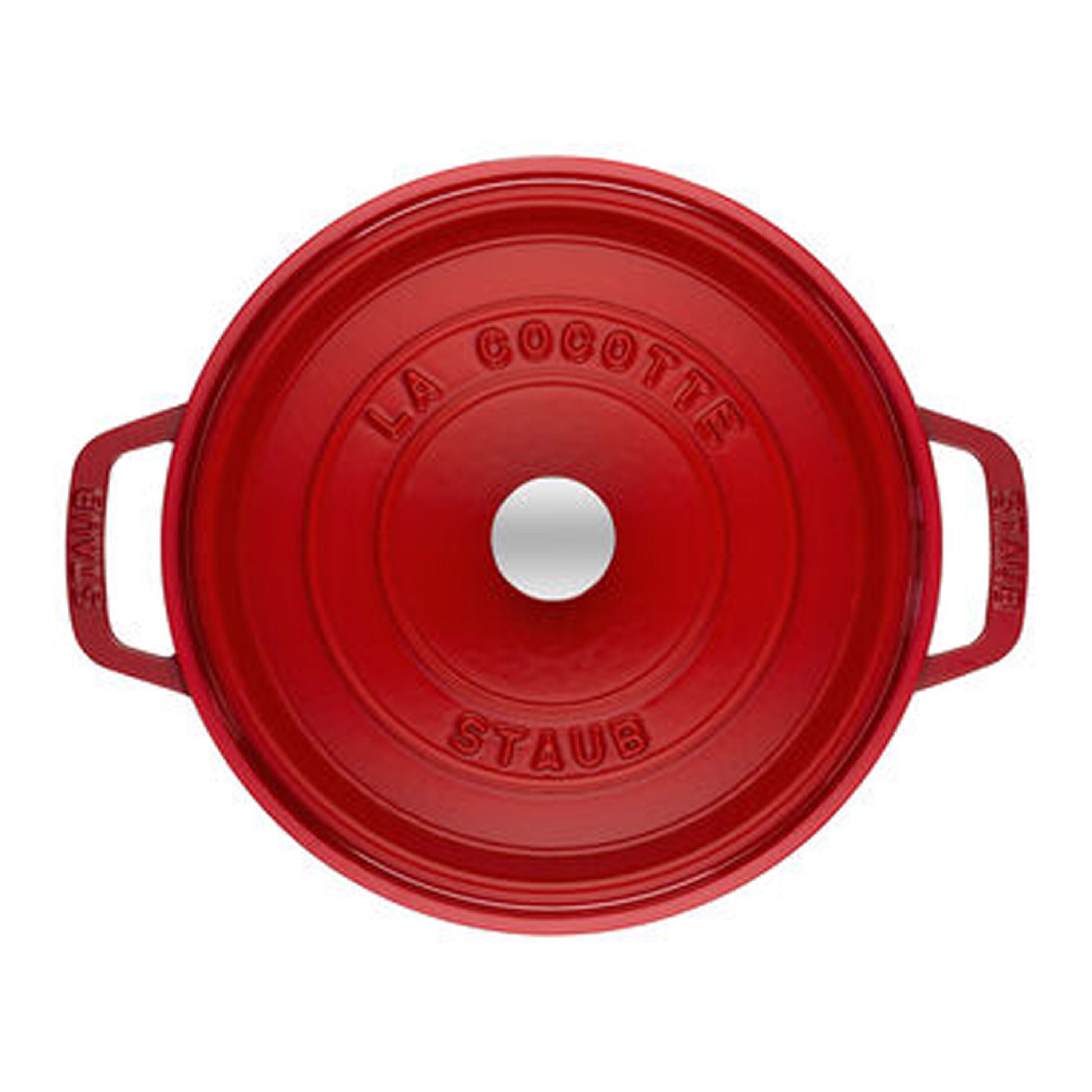 Staub La Cocotte 24 cm Cherry litoželezna kozica s pokrovom