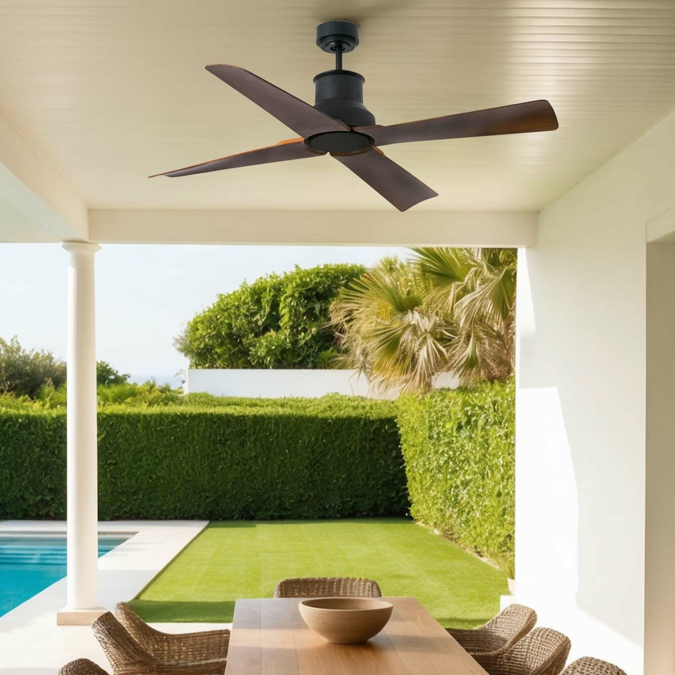 Faro Barcelona WINCHE M Black/brown IP44