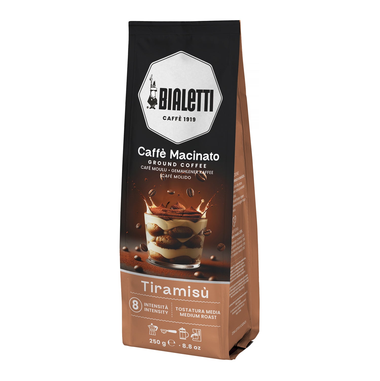 Bialetti Macinato Tiramisu Espresso mlevena kafa 250g