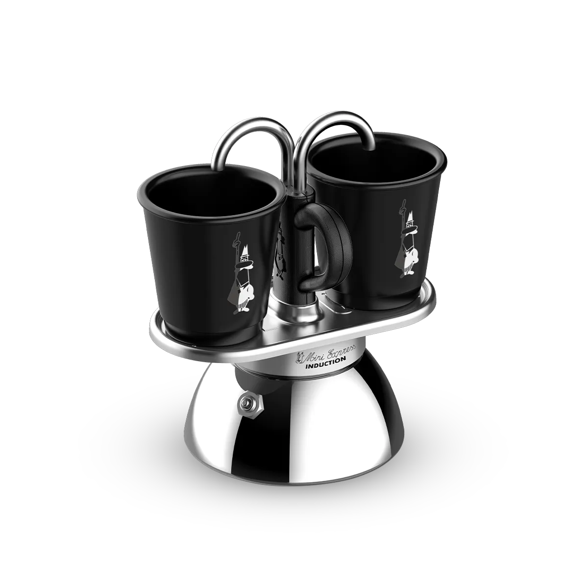 Bialetti Set Mini Indukcija + 2 Šoljice