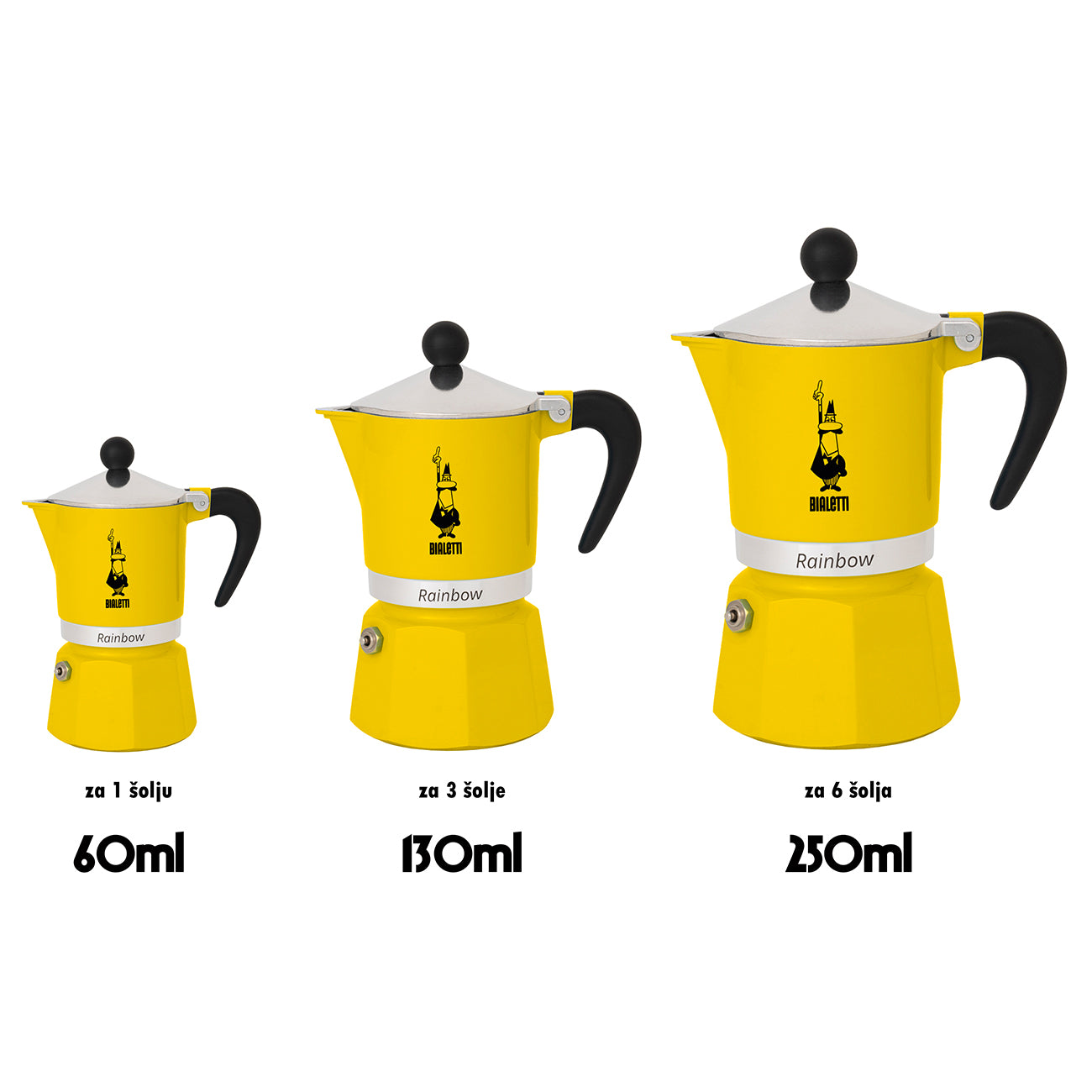Bialetti Rainbow Rumena