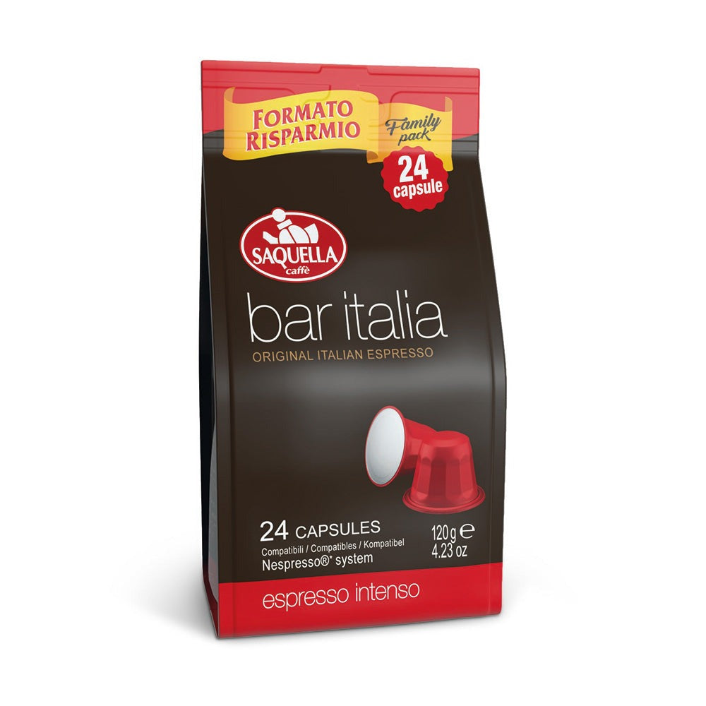 Saquella Espresso Intenso kapsule u kesi