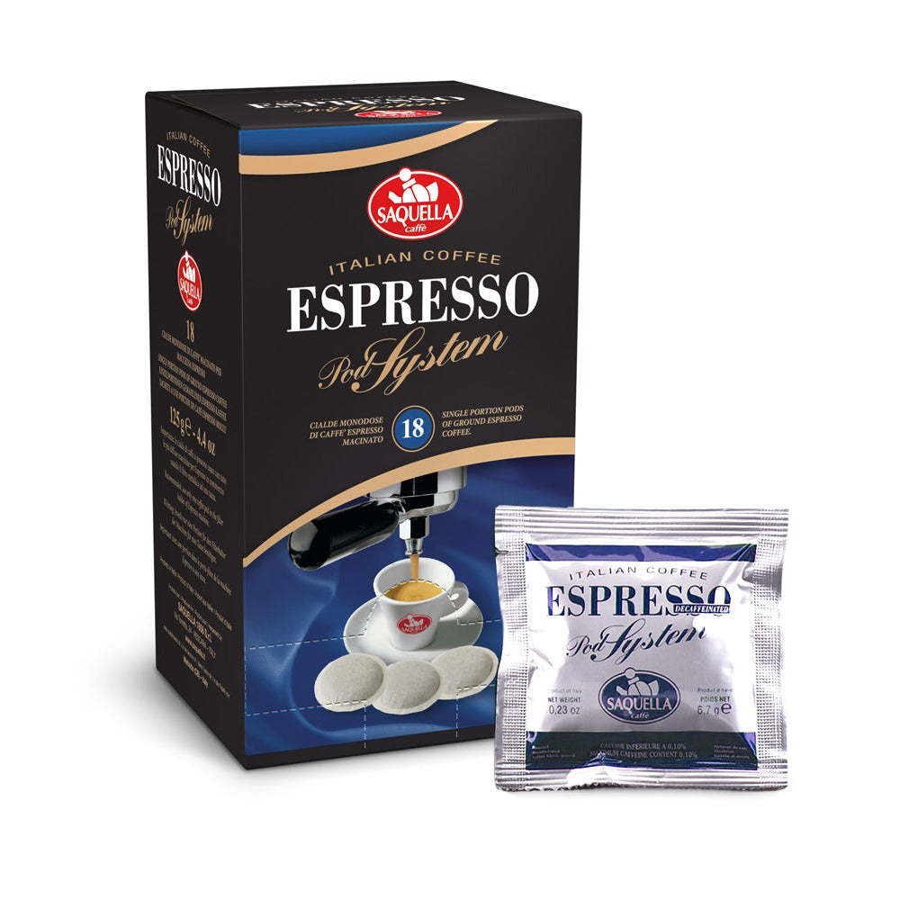 Saquella Espresso Regular pods ESE