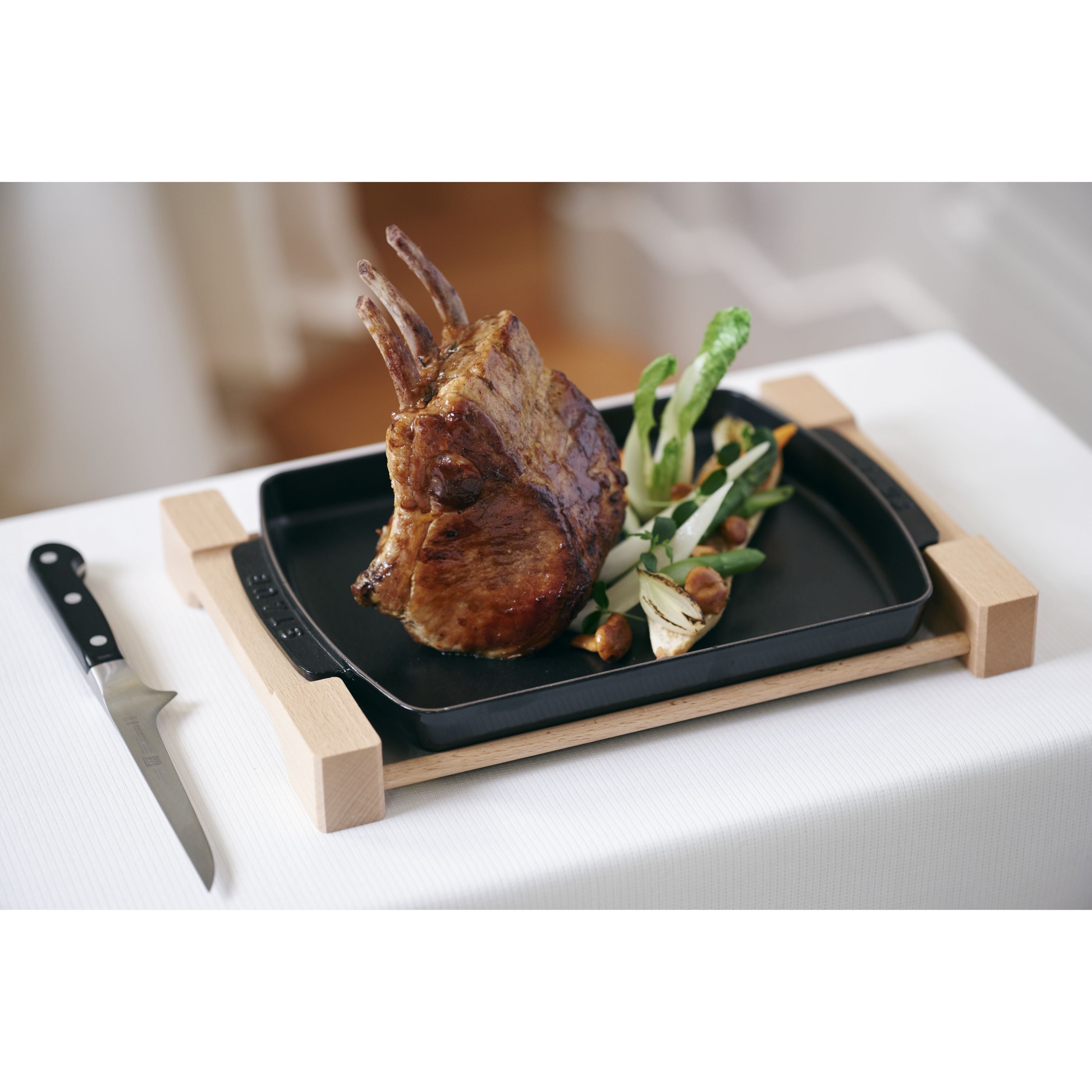 Staub Serving plate,  x | cast iron