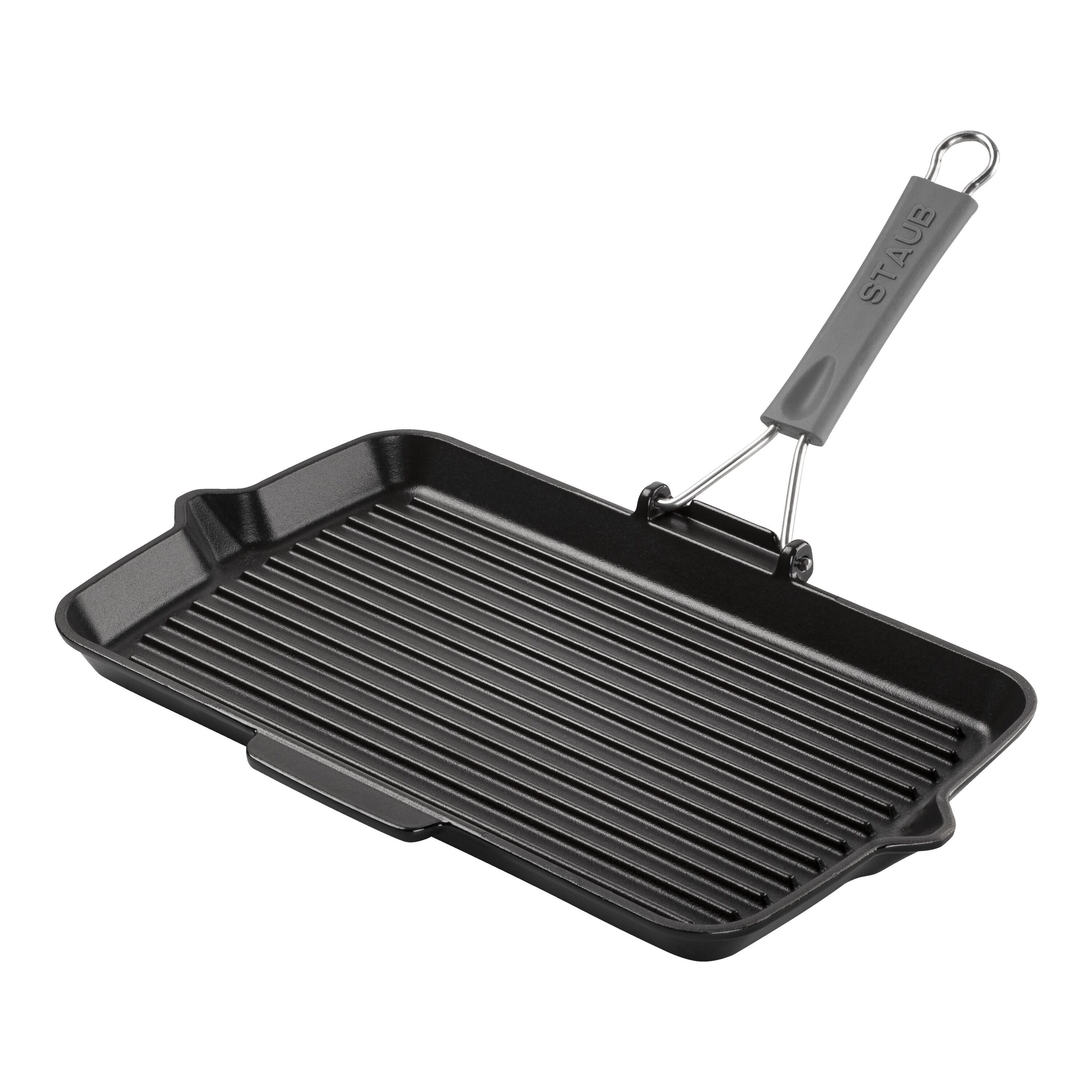 Staub Grill pan with pouring spout | rectangular | cast iron