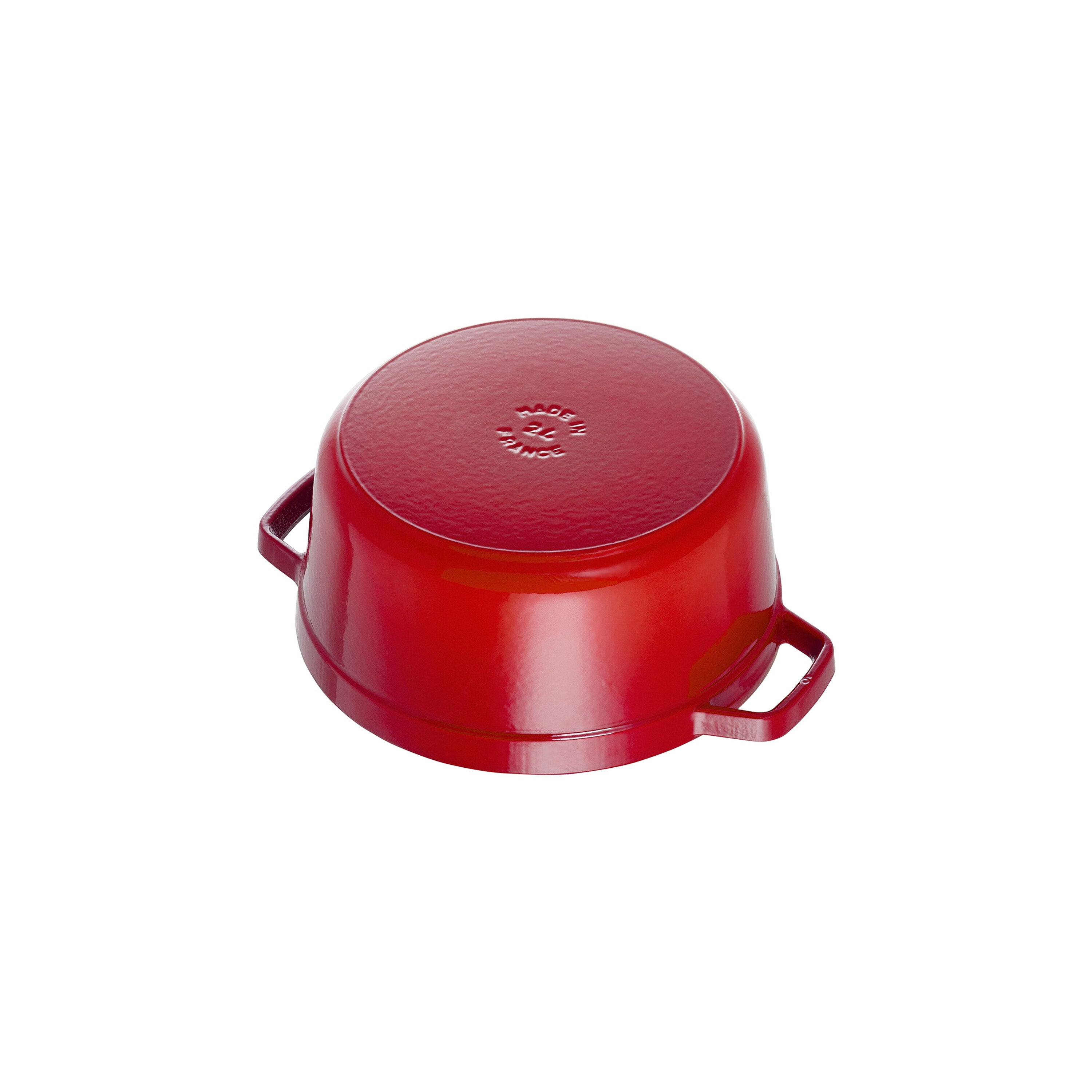 Staub La Cocotte 24 cm Cherry litoželezna kozica s pokrovom
