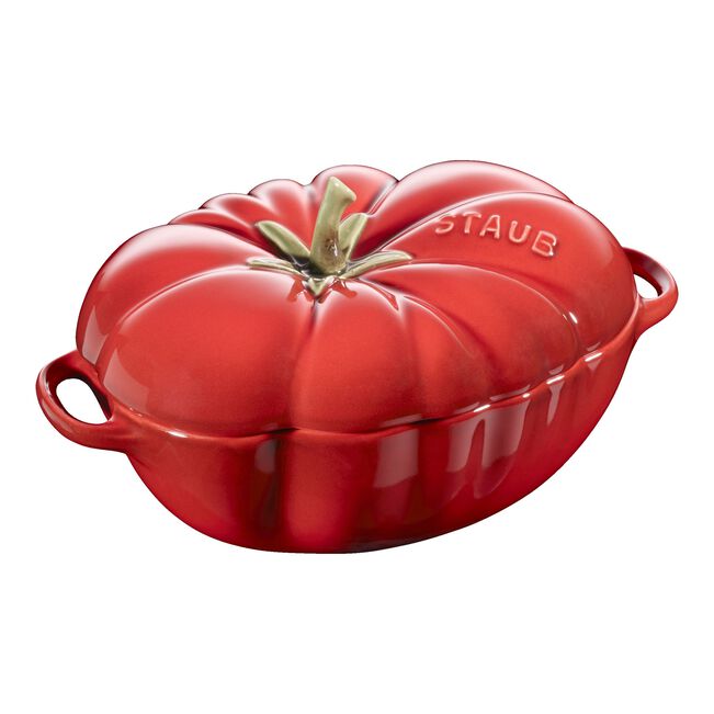 Staub Tomato Cocotte 0.5qt - Cherry | tomato | ceramic