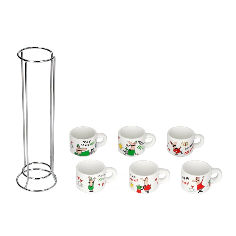 Bialetti Italia – set od 6 espresso šoljica