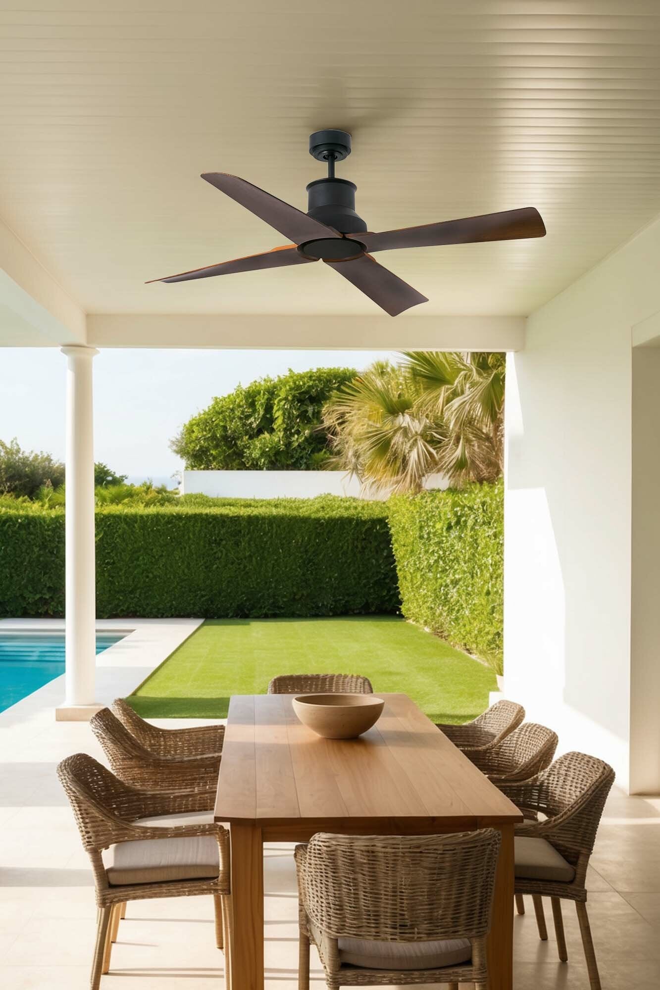 Faro Barcelona WINCHE M Black/brown IP44