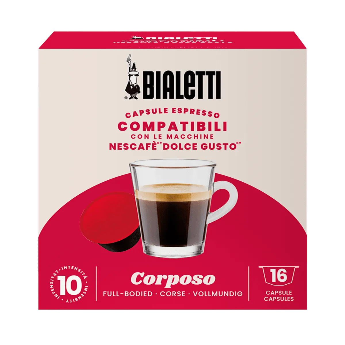 Bialetti Dolce Gusto - Corposo 16 kapsula