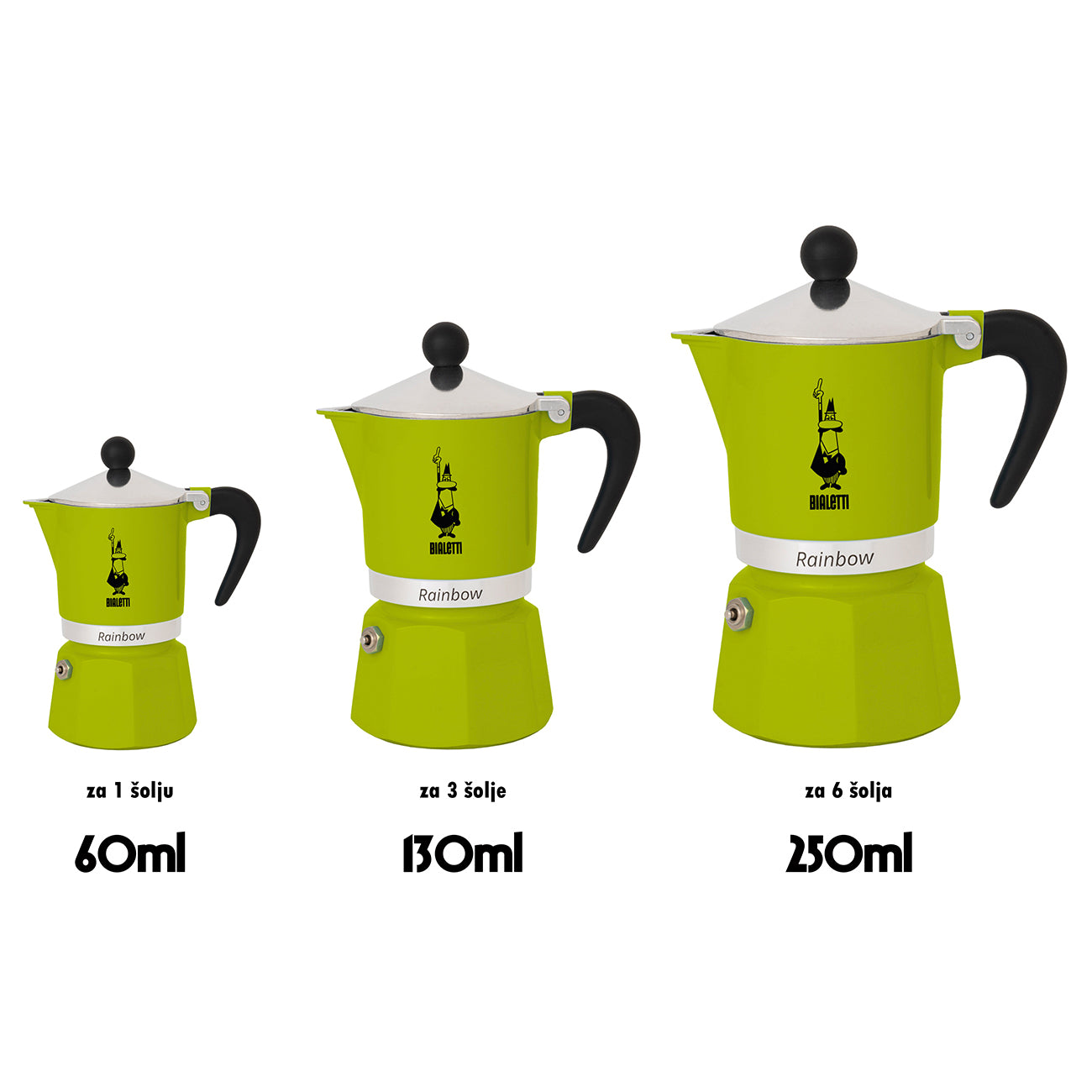 Bialetti Rainbow Zelena